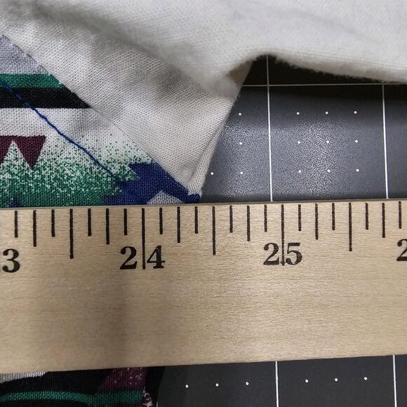 Vintage Alamosa Shirt XL 90s Brushpopper Style Aztec Western Cowboy Heavyweight - Picture 13 of 15